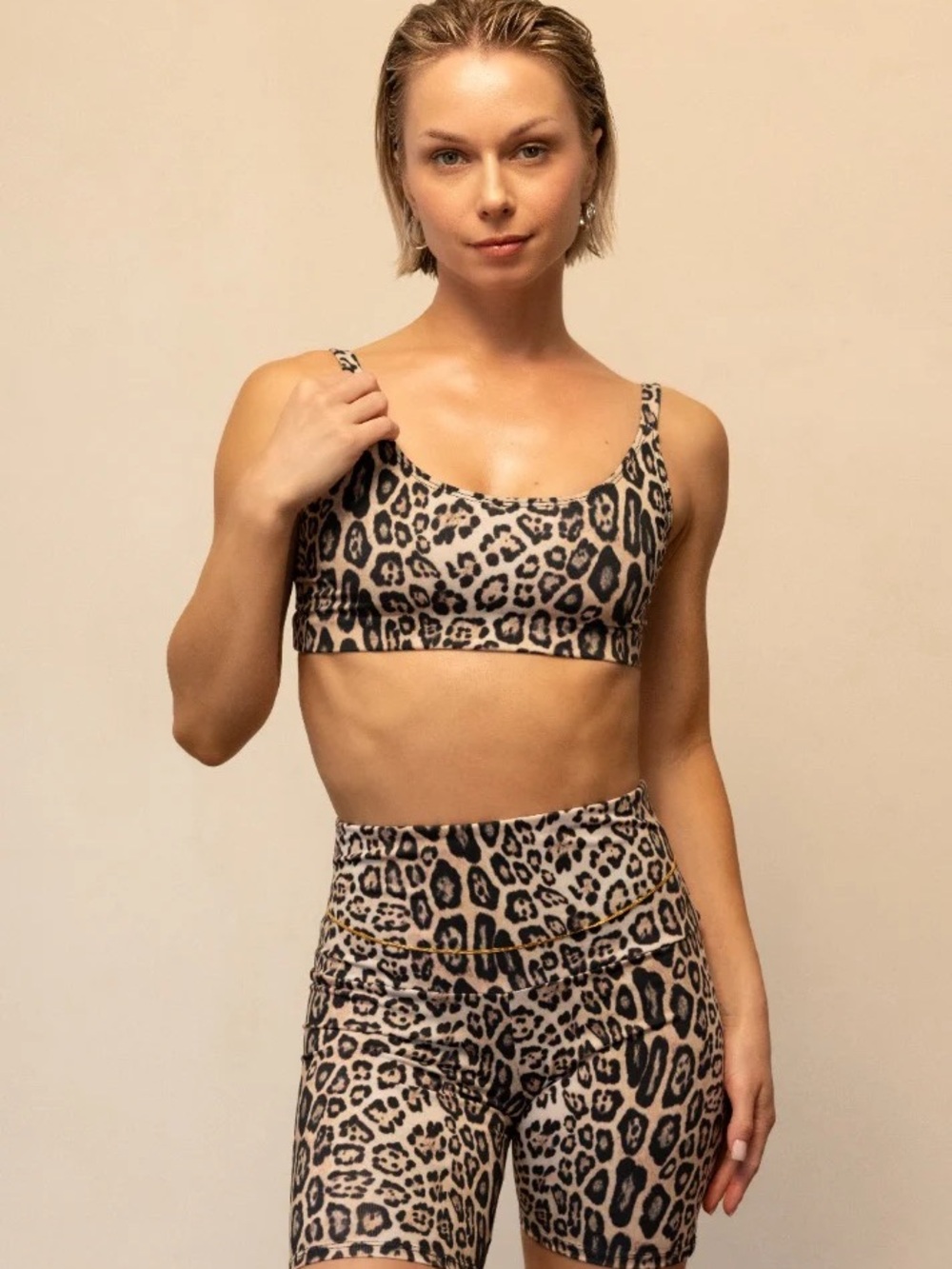 ONZIE Leopard Print Women's Bike Shorts
